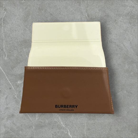 NEW BURBERRY CAMEL BROWN SOFT Glasses CASE *No Glasses* - Picture 4 of 5